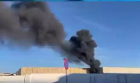 Incendio Nave Avda. Los Metales Illescas