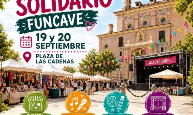 Este fin de semana en Illescas XI Mercadillo Solidario Funcave.