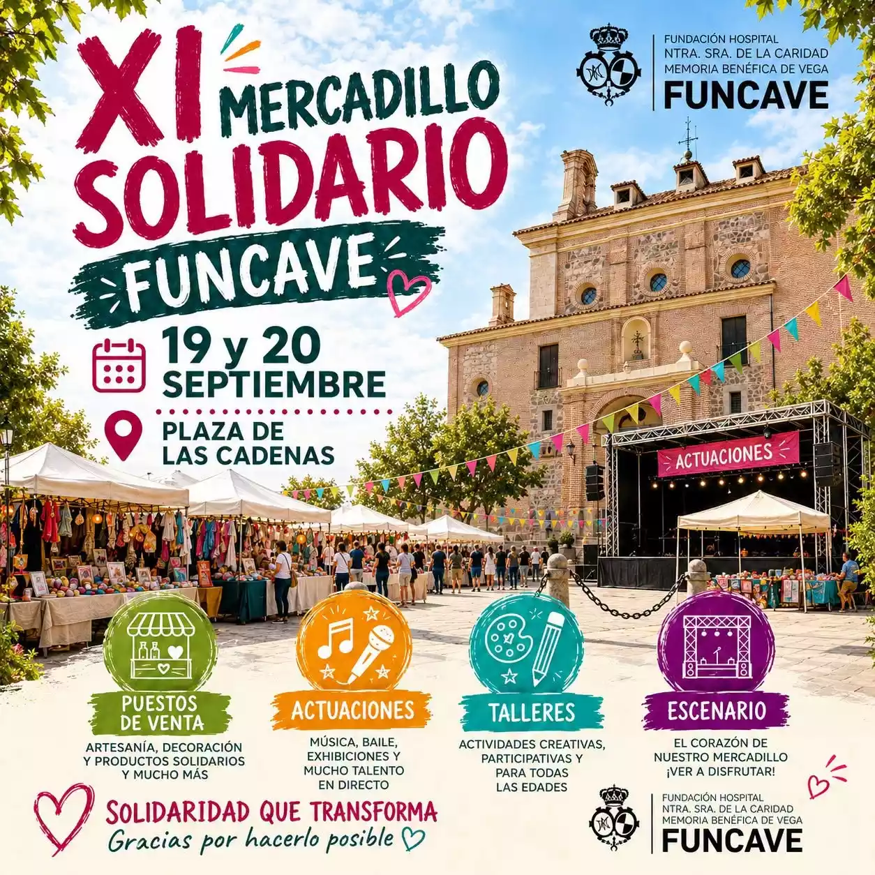 mercadillo-solidario-funcave XI Mercadillo solidario de Funcave