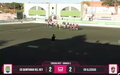 Valioso empate del CD Illescas en Quintanar. Dos goles han hecho cada uno de los equipos (video resumen)