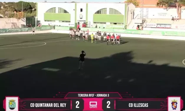 Valioso empate del CD Illescas en Quintanar. Dos goles han hecho cada uno de los equipos (video resumen)