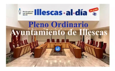 Pleno Ordinario en el Ayuntamiento de Illescas el Jueves 29 de Octubre a las 9:30 hrs